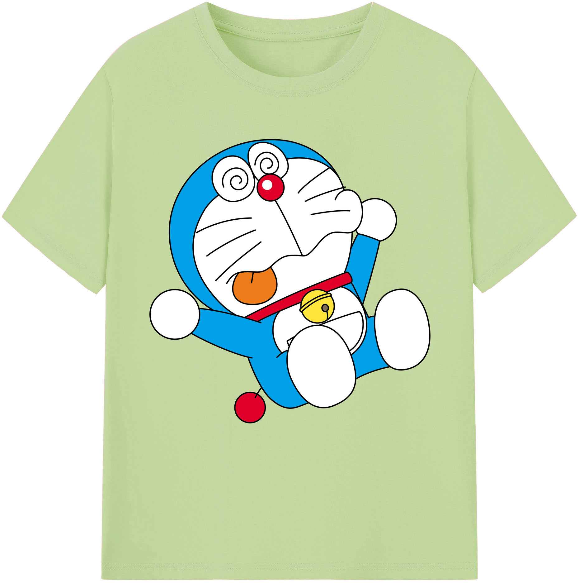 （画像用） ドラえもん Doraemon 綿100％半袖Tシャツ（フロントプリント）